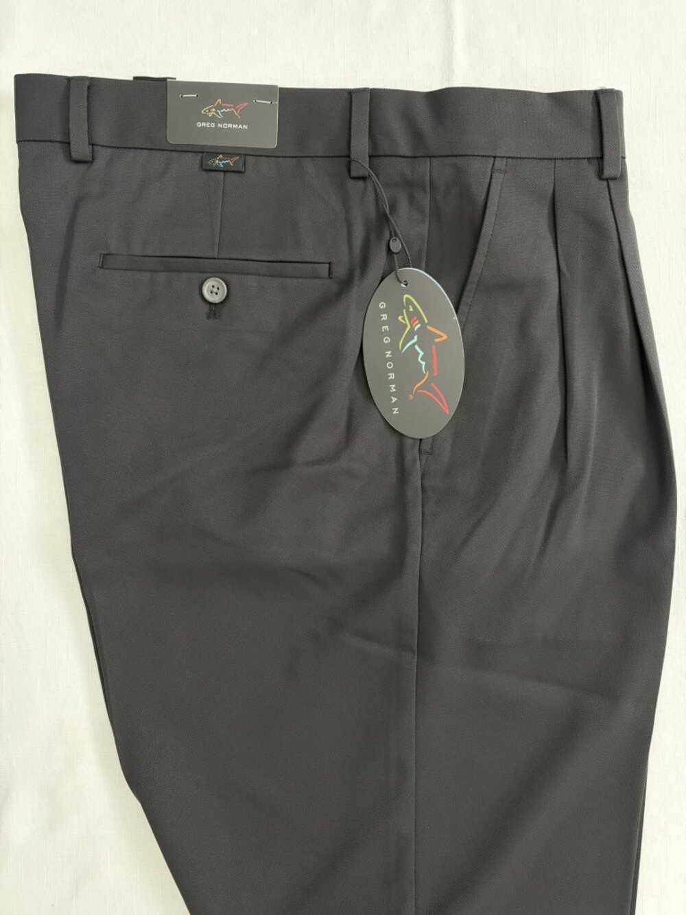 Greg Norman Black Golf Classic Pro-Fit Pants - 35/32